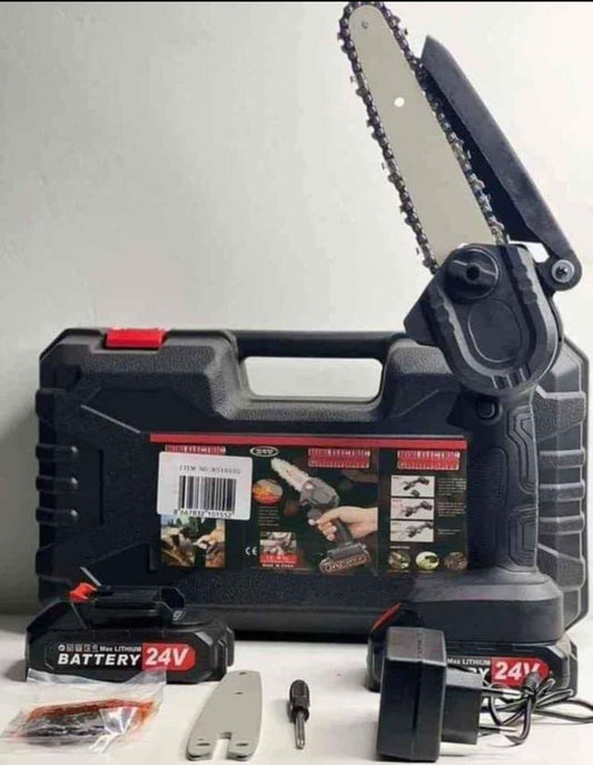 MOTOSIERRA ELÉCTRICA INALÁMBRICA 6” RECARGABLE