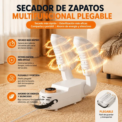 SECADOR DE ZAPATILLAS – SECADO RÁPIDO Y SIN MALOS OLORES