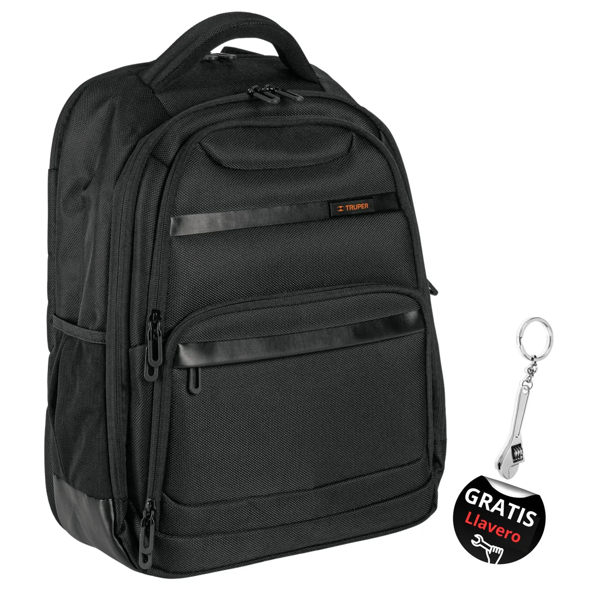 MOCHILA PORTA LAPTOP C/CARGADOR USB "TRUPER"