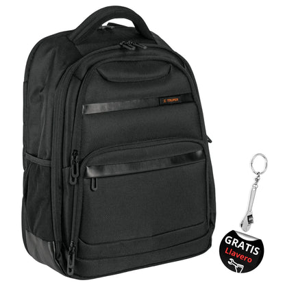 MOCHILA PORTA LAPTOP C/CARGADOR USB "TRUPER"